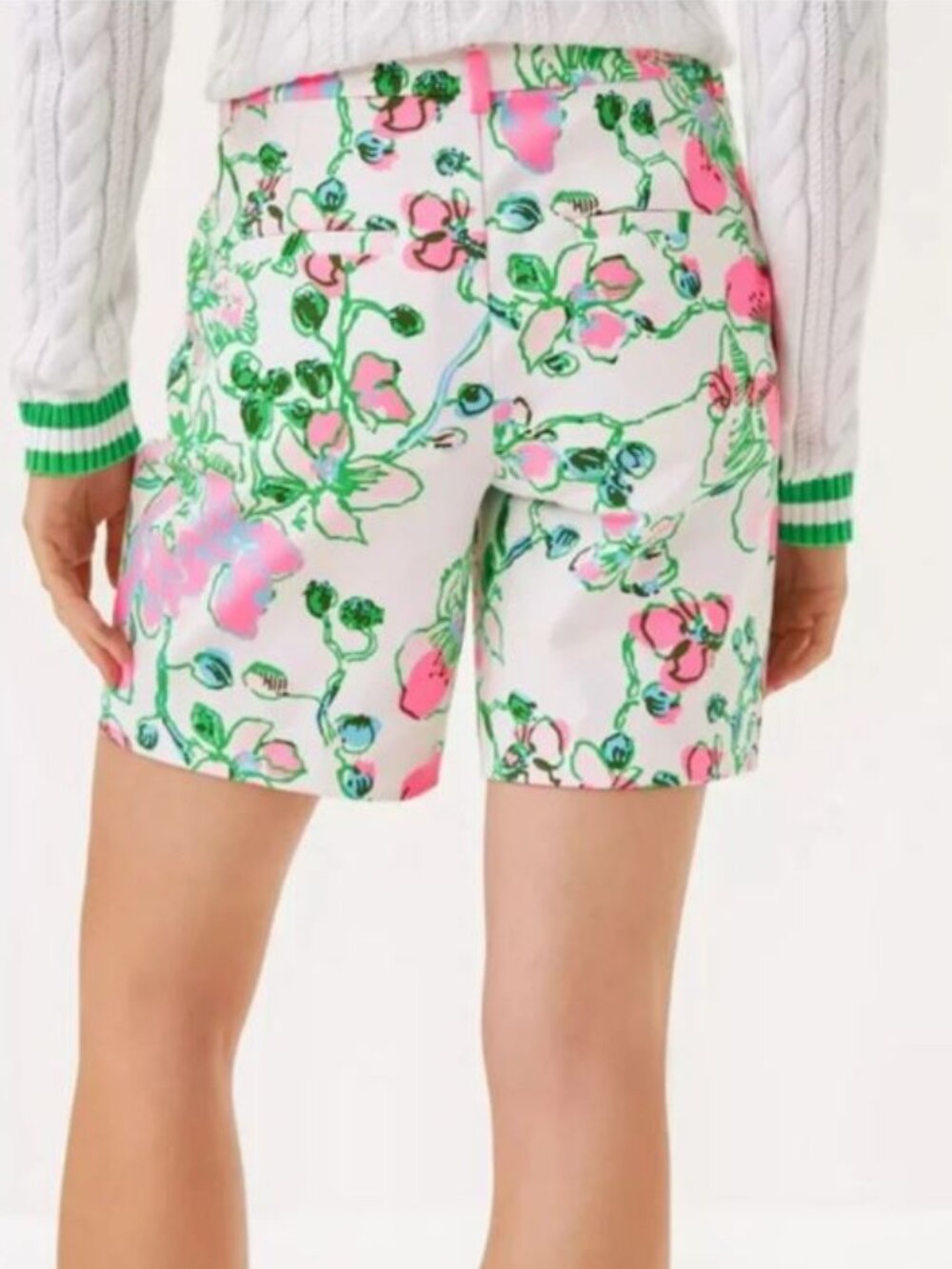 🍊🌴🦩🌺LILLY PULITZER 7" Gretchen High Rise Short - NWT